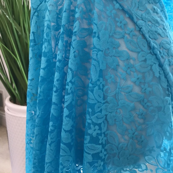 🍭SALE!!🍭 In Bloom® Lace Nighty Racerback Sheer Lingerie Size M - Picture 4 of 9